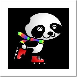 panda, t-shirt, kids, girly, cute, winter Posters and Art